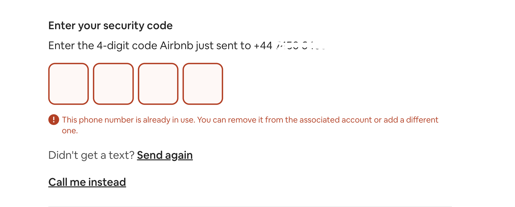 user with same phone number already exists перевод